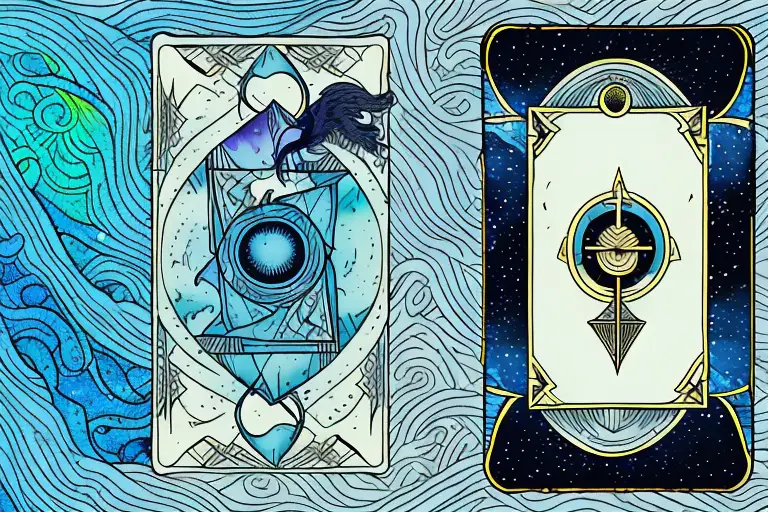 A tarot card deck with a mysterious